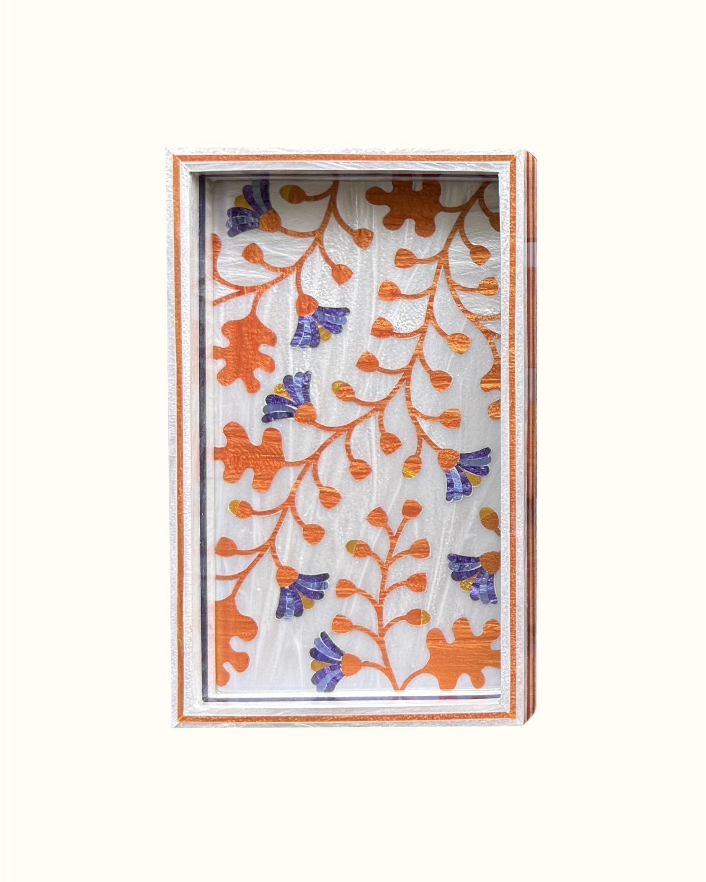 Mini Orange & Purple Sard Tray
