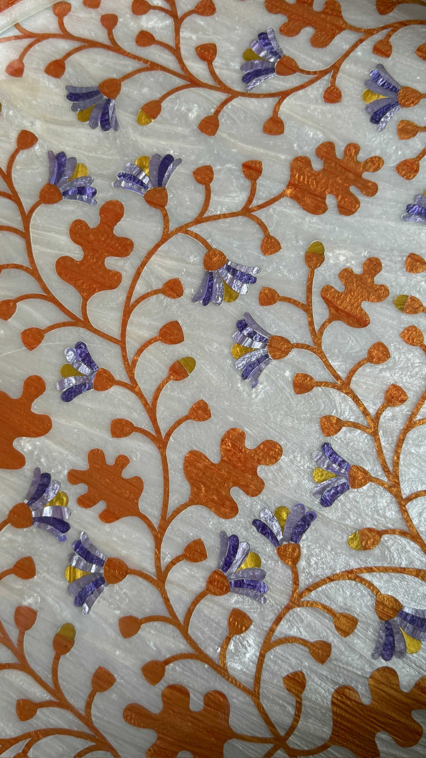Orange & Purple Sard Tray