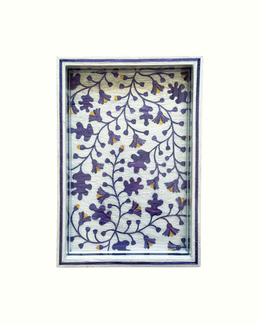 Classic Purple Sard Tray