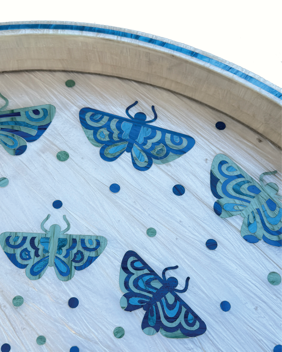 Blue Farasha Tray