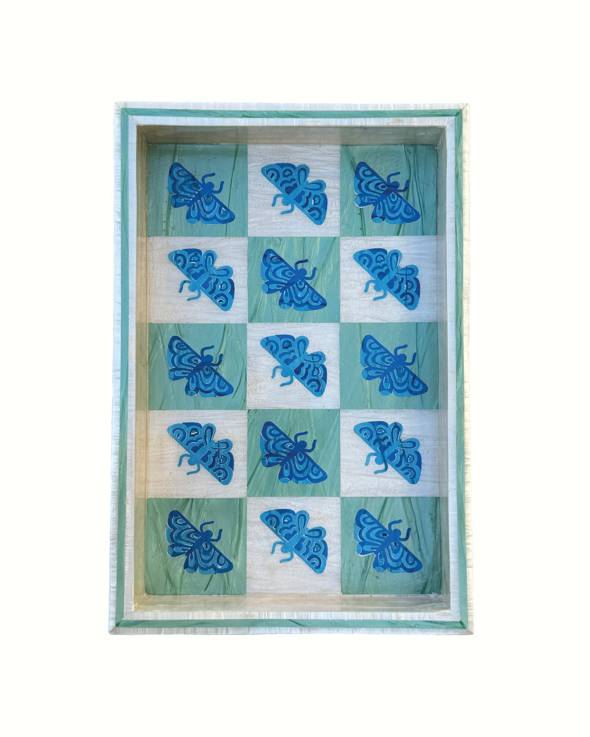 Green Chess Farasha Tray