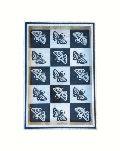 Black Chess Farasha Tray