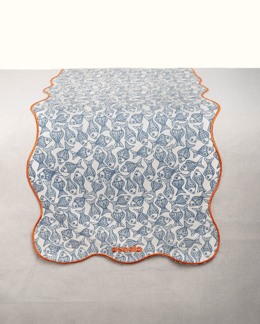 Wavy Samakmak Table Runner