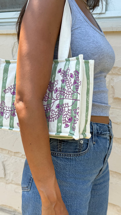 Green Sard Embroidered Bag