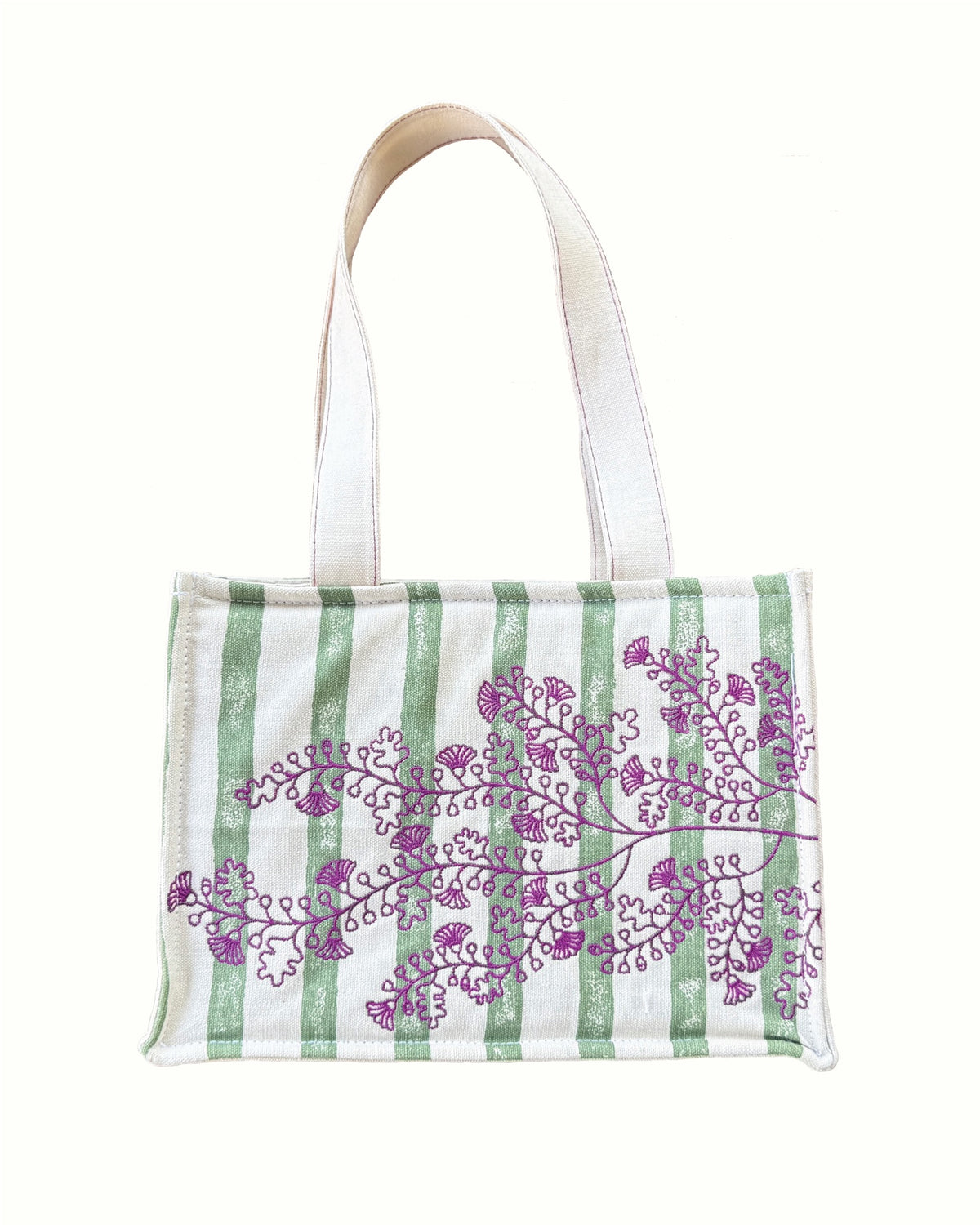 Green Sard Embroidered Bag
