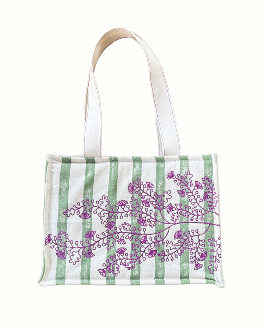 Green Sard Embroidered Bag