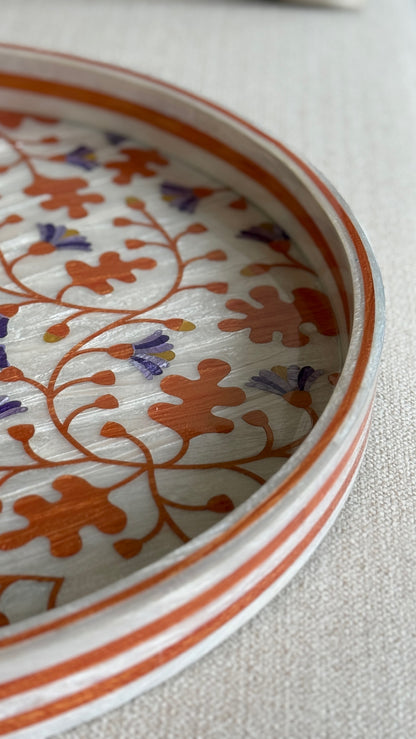Orange & Purple Sard Tray